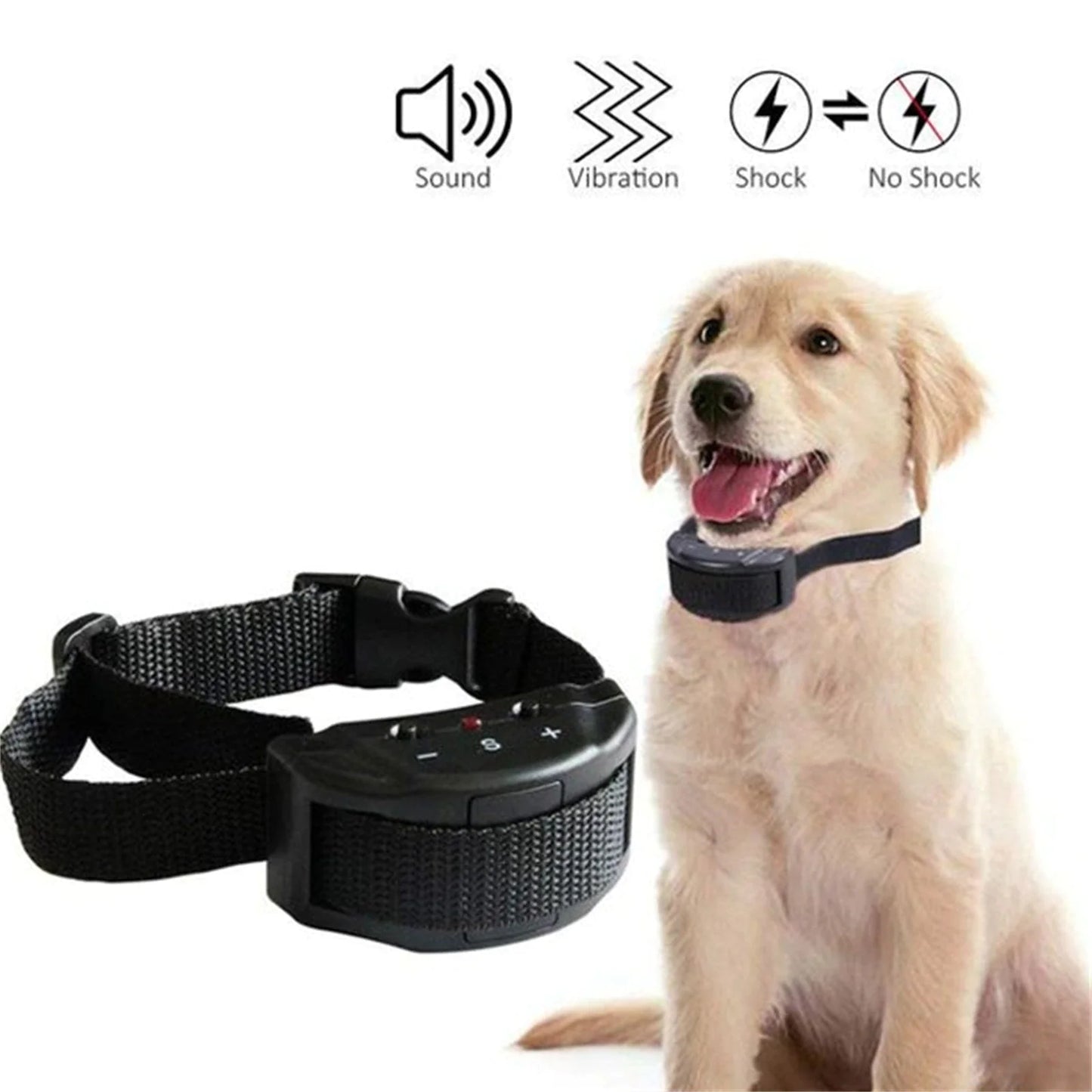 Automatic Anti Bark Barking Dog Shock Control Collar Device Large Medium Small