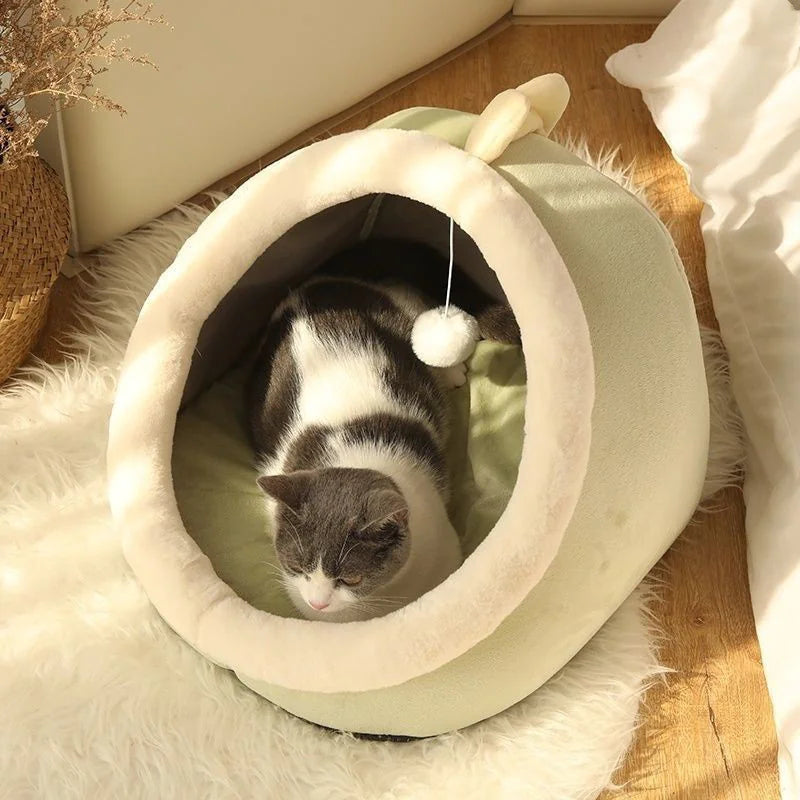 Cat Litter Villa Semi-enclosed Removable And Washable Cat House