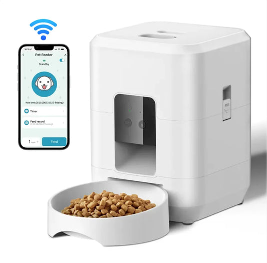 Intelligent Remote-Controlled Automatic Pet Feeder with Timed and Quantitative Feeding