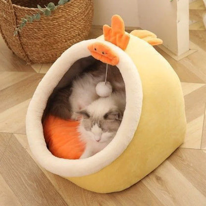 Cat Litter Villa Semi-enclosed Removable And Washable Cat House