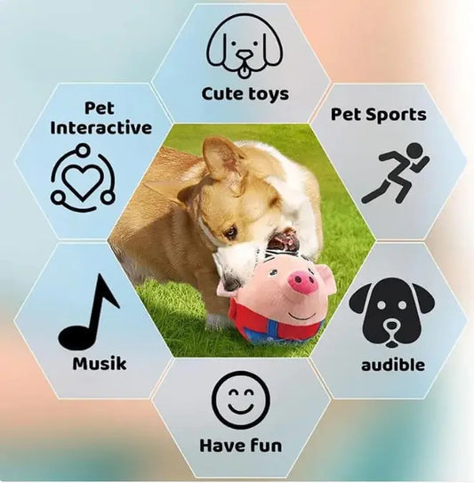 Active Moving Pet Plush Toy